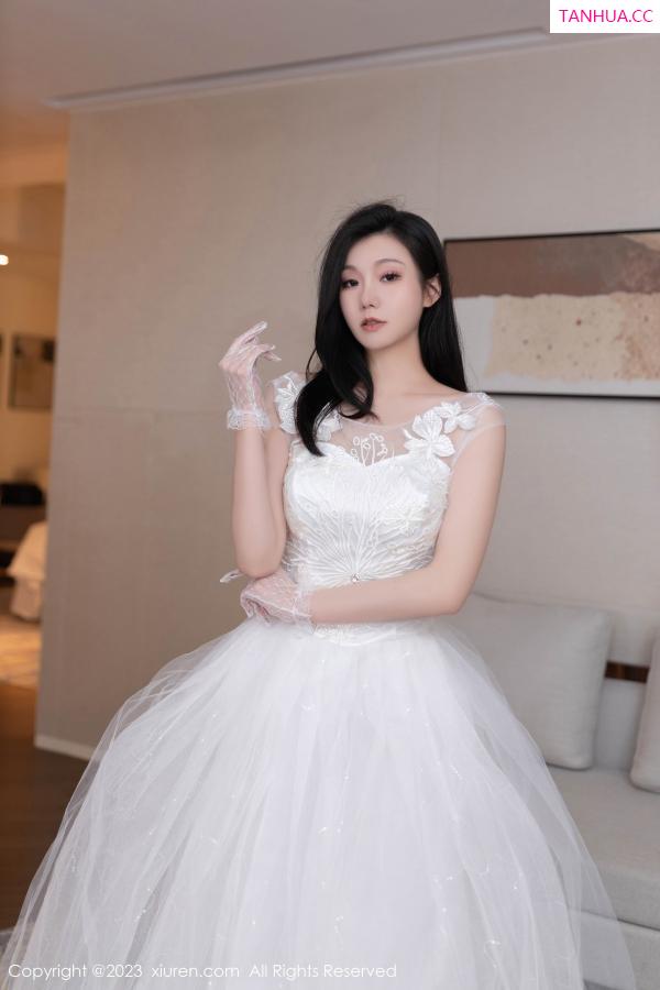 安然Maleah  [XiuRen]高清写真图 2023.08.08 No.7201 安然anran 婚纱美腿第3张图片